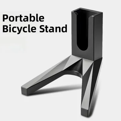 Mountain Road Bicycle Stand Pedal Support Parking Rack Single Bike Ladder Support Leg Base Multifunctional Stable Durable