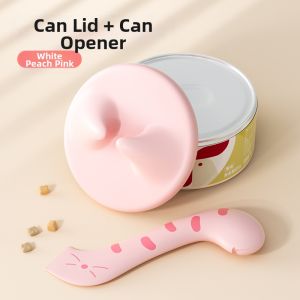 7o | Cat Food Can Opener Sealing Spoon Seal Fresh