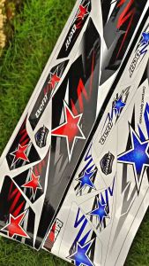 Stiker Striping Mio Sporty / Mio Smile Sporty Karbu Motif Simpel