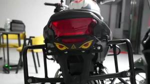 KEVANLY | Motorcycle LED Decorative License Plate Light Cool DEMON EYE Led Ambient Light Universal Warning Strobe Anti-Reverse Taillight