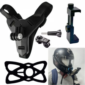 Motorcycle Helmet Phone Stand Mount Holder For GoPro Hero Action Sports Camera Holder Motorcycle Camera Accessories