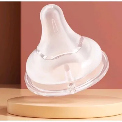Núm ti cổ rộng hình cánh hoa siêu mềm thay thế bình cổ rộng 5cm moy pi toom...