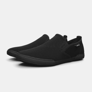 Giày lười nam - Slip on nam vải - Mã LY89Đ