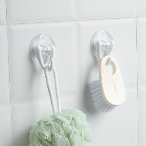 Japan Import Household Strong Suction Hook Wall Kitchen Traceless Hook Toilet Sticky Hook 2 Pack