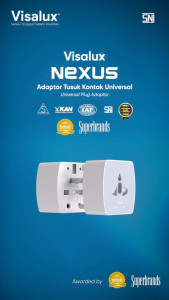 BestPriceShop Travel Adaptor Universal / Steker Serbaguna White - Colokan Internasional Visalux Nexus