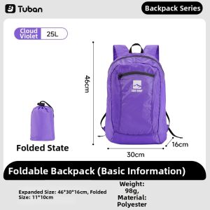 Tuban | Folding Water-Repellent Travel Backpack Large Capacity Lightweight