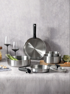 CAROTE | Bộ Đồ Nấu Inox Có Tay Cầm Tháo Rời