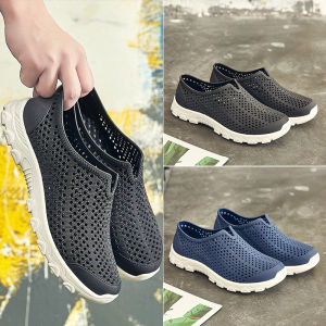 รองเท้าแตะชายหาดแบบระบายอากาศได้ดีสำหรับผู้ชาย รองเท้าแตะพลาสติกกันลื่น กันน้ำ ทนทาน ระบายอากาศได้ดี ฤดูร้อน 2022