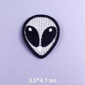 แผ่นปะลายมนุษย์ต่างดาวแผ่นปะติดลายอวกาศสำหรับติดเสื้อผ้าแผ่นปักลายแถบมนุษย์ต่างดาวสำหรับติดเสื้อผ้า