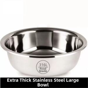 Food Grade 316 Stainless Steel Large Basin