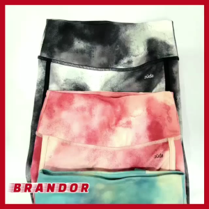 Brandor - TIE DYE - HIGH WAIST ANKLE LEGGING - POCKET BACK ( ZUDALG07 )