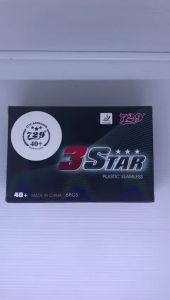 Bola Pingpong Tenis Meja 729  Friendship 3 Stars 40+ Isi 6 Dus Hitam