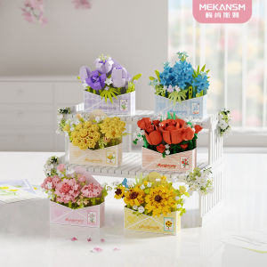 MEKANSM | DIY Eternity Flower Letters Small Particles Building Blocks Toy