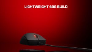 HyperX Pulsefire Saga Gaming Mouse Black เมาส์เกมมิ่ง (รับประกันสินค้า 2 ปี) By Lava IT