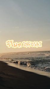 รีโมท Infosat (ใช้งานกับกล่อง infosat HD ได้ทุกรุ่น)