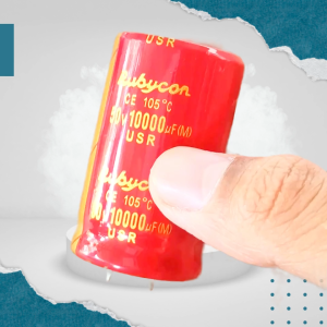 Elco 10000µF 50V Rubycon USR – Kapasitor Untuk Power Supply