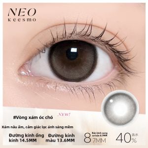 NEO KEESMO | Kính Áp Tròng Màu Hybrid Tự Nhiên Dùng 6 Tháng 1 Hộp