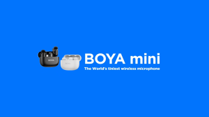  BOYA mini Wireless Lavalier Microphone Noise Cancellation Microphone For iPhone 15/16 Android Smartphones Ultra mini microphone with AI Voice Change Metal Clip on Mic for Vlogging TikTok YouTube Content Creators Live Streaming Interview Recording