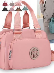 Fashionable Minimalist Womens Handbag 2025 New Large Capacity Multi-layer Nylon Bag Casual Single Shoulder Crossbody Bag