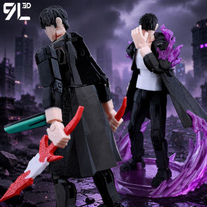 Bandai | 9L3D Printed Mlti Joint Action Figure School Uniform & Flame Head Dummy13 Model Toy Collectible Desktop Decor Birthday Gifts Fan