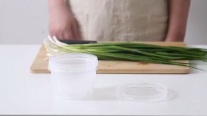 Kotak Penyimpanan Wadah Bulat Saringan Simpan Bawang Buah Sayur