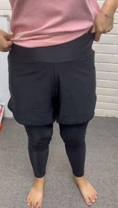 🇲🇾STOCK KL Women Fake Two Pcs Swimming Pants Water Park Swimwear Long Pant Mandi Wanita Seluar Mandi Renang