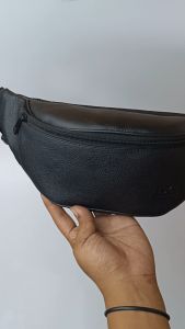 Waistbag Pria Kulit PU Merk DM | Tas Selempang Pria Kulit PU Premium