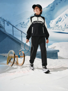 LI-NING KIDS | Warm Fleece Childrens Sportswear Set