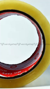 Lakban Solasi Tape Bening Full 90 Yard Lebar 45mm Lakba Milltape