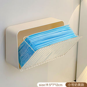 Mask Storage Box Wall-Mounted Dustproof Entrance Door Rear Student Household Kids Dedicated Home Cabinet Organize Fantastic