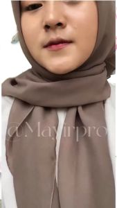 Kerudung Hijab Terbaru Pashmina Paris Premium Instan Syar'i Polos