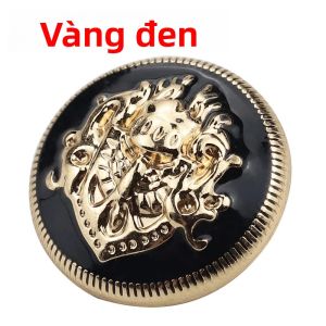 QJH 10 Chiếc Vàng Vintage Cổ Thái Nút Kim Loại Bộ 10-28mm Để May Trên Áo Blazer/Áo khoác/Áo Khoác Thể thao/Áo len/Cardigan/Đồng phục-Hợp Kim Kẽm Nút Bấm