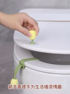 Alat Pengangkat Tutup Toilet Bentuk Bunga Anti Kotor Untuk Kamar Mandi