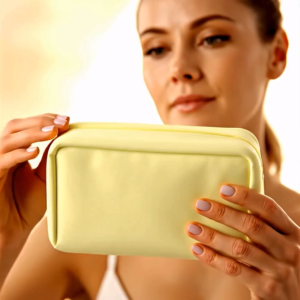 KITAKIT Chic Green/Pink Travel & Office Pouch for events gift giveaway