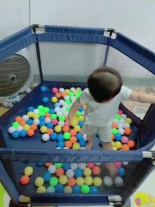 [Freeship] Quây bóng lục giác cho bé tặng bóng rộng 1m25  BH 6 tháng