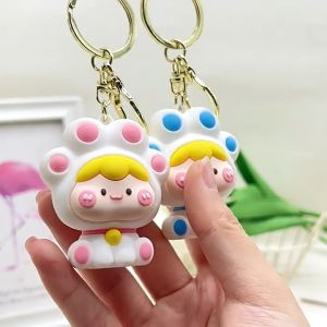 Móc khóa Cat Baby móc treo chìa khoá xe máy cao cấp móc chìa khoá hình Mèo hot trend móc khóa chân mèo cute