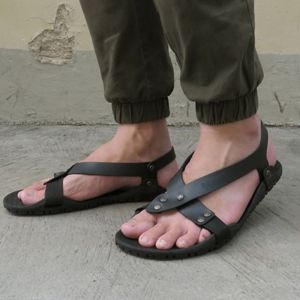 Sandal Gunung Pria Dewasa Terbaru Camou Borneo Black Casual Bahan Tebal Empuk Anti Air