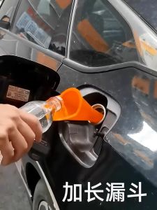 Car and motorcycle oil funnel imbudo for change oil car long stem funnel refueling plastic funnel long neck