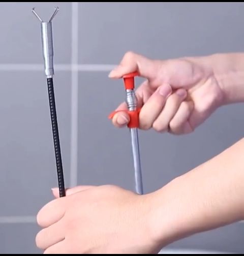Cây Gắp Rác Thông Cống inox Siêu Tiện Lợi, Dụng Cụ Kẹp Gắp Rác Bồn Cầu ...