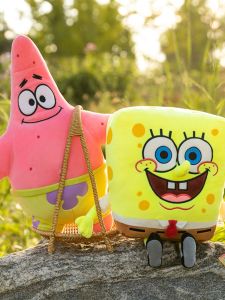QIAOSHANG | Cute SpongeBob Plush Toy