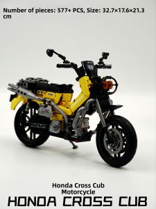 GULY | Modified Yellow Motorcycle Assembly Blocks Model