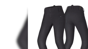 SHIMA NOX 2.0 Wax Lady Motorcycle Jeggings - Black (Wax Denim look)