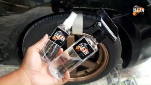 เคลือบยางดำ เกรดพรีเมี่ยม สูตรเข้มข้น ดำแบบแห้งๆเนียนๆ ยางดำ (แถมฟองน้ำอย่างดี) ขนาด 250 ml.(แถมฟองน้ำอย่างดี)