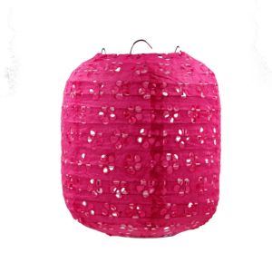 Chinese (8Inch 20cm ) Hollow Out Ellipse Paper Lantern Wedding Birthday Party Home Bedroom Living Room Decors Colorful Lampion