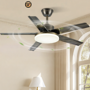 Modern Invisible Diamond Brand Fan Light 2025 New Style Ceiling Mounted Dining Room Living Room Decorative Fan Light 5 Blades Remote Control