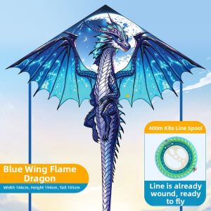 XIAOYAOJIN YANGGE | Dragon Pterosaur Design Kite for Adults and Children Easy to Fly in Breeze