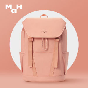 [Color of the Year] MAH 2023 New Yang She Co-brand Glacier Pink Backpack Womens Large Capacity Computer Book Bag