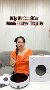 2100w Bếp điện từ đơn   9 mức nhiệt Làm nóng nhanh - Tiết kiệm điện  bảo hành toàn quốc 24 tháng