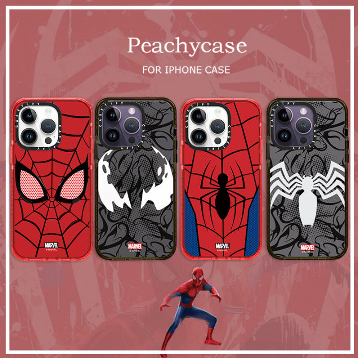 INS Fashion Marvel Venom Spider Man Phone Case Compatible for