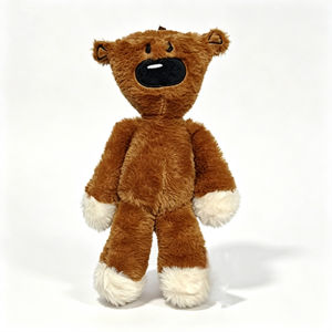 27cm Fun Mr Bean Teddy Bear Plush Toy Stuffed Animals Cute Coffee Bear Baby Stuffed Doll Mini Pillow Decor Soft Children Birthda